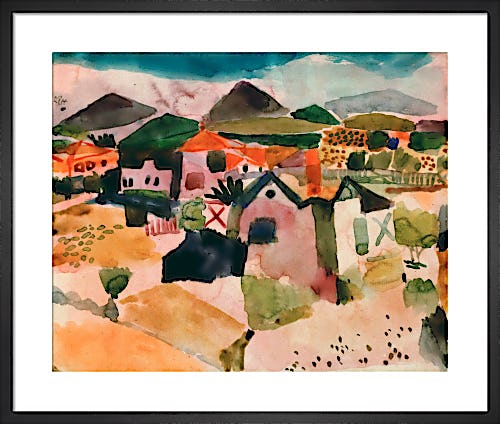 View of St. Germain, 1914 by Paul Klee