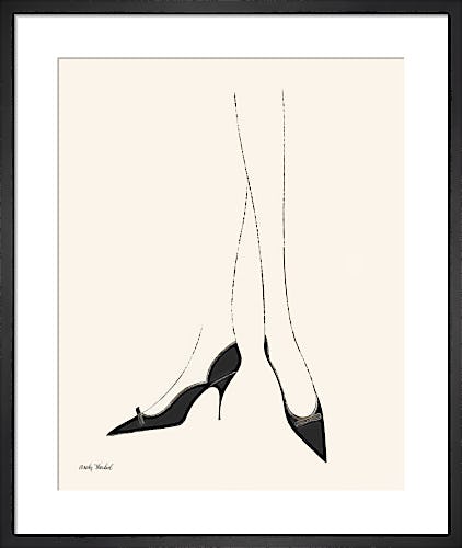 Untitled (pair of legs in high heels), c. 1958 by Andy Warhol