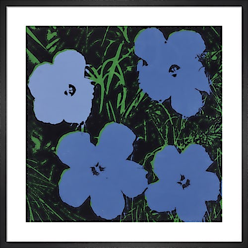 Flowers, 1964 (blue & green) by Andy Warhol