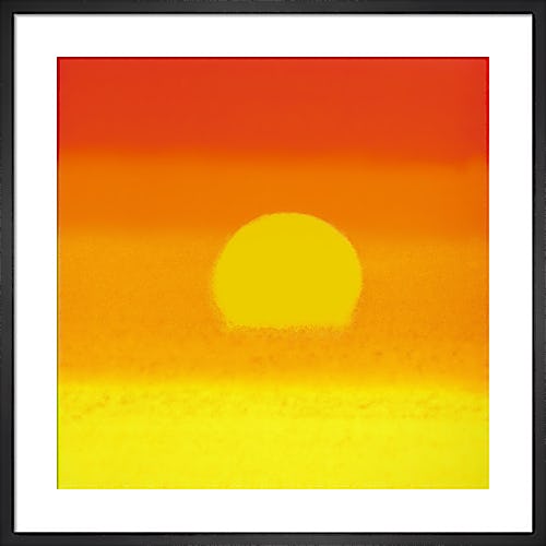 Sunset, 1972 (orange & yellow) by Andy Warhol