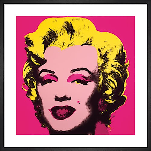 Marilyn Monroe (Marilyn), 1967 (hot pink) by Andy Warhol