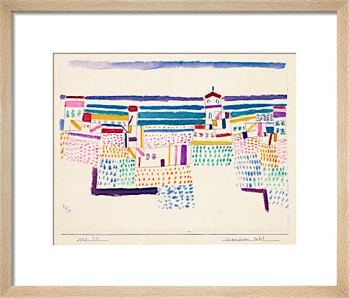 Seaside Resort in the South of France, 1927 by Paul Klee