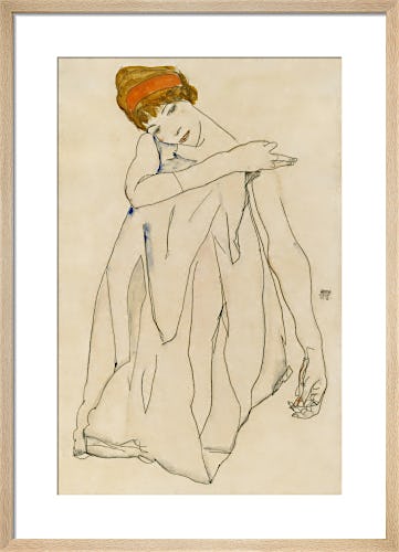 Dancer (Die Tanzerin) 1913 by Egon Schiele