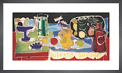 The Long Table with Fruit: 1949 by Patrick Heron