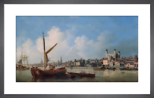 View on the River Thames near the Tower of London by Samuel Scott