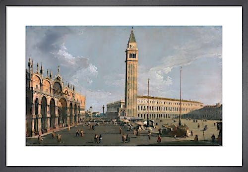 The Piazza di San Marco Venice by Giovanni Canaletto