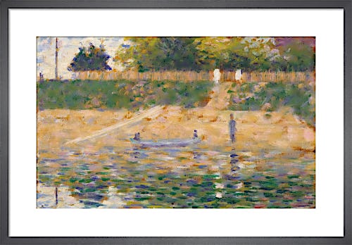 Boat by the Bank, Asnieres, c.1883 by Georges Seurat