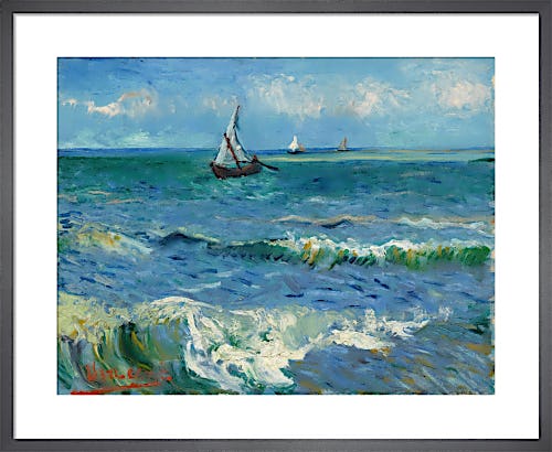 Seascape near Les Saintes-Maries-de-la-Mer, 1888 by Vincent Van Gogh