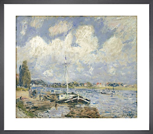 Boats on the Seine, 1875-1879 by Alfred Sisley