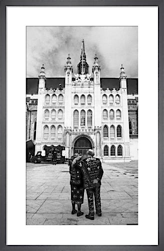 Pearly King and Queen by Guildhall by Niki Gorick
