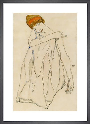 Dancer (Die Tanzerin) 1913 by Egon Schiele
