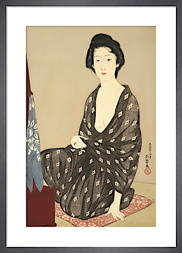 Woman in Summer Kimono, 1920 by Goyo Hashguchi
