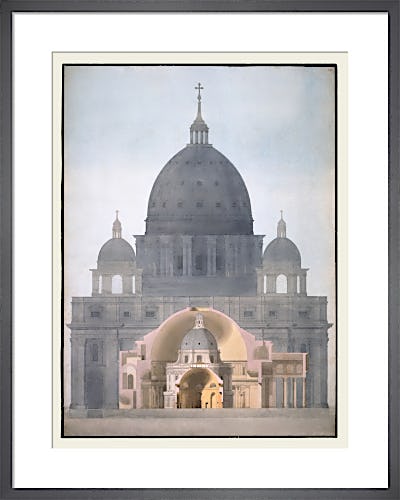 St Peter's Basilica Rome the Pantheon Rome the Radcliffe Library Oxford and the Rotunda Bank of England by The Soane Office