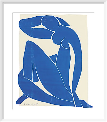 Blue Nude II, Spring 1952 by Henri Matisse