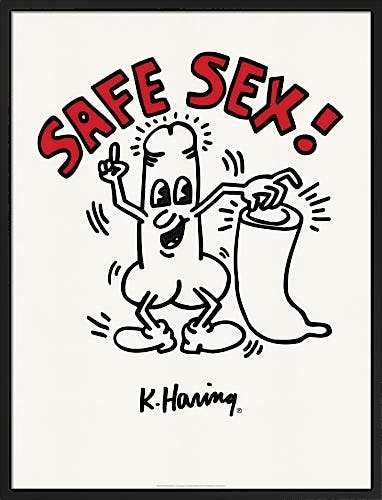 Safe Sex! 1987 by Keith Haring