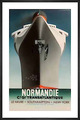 Normandie by A.M. Cassandre