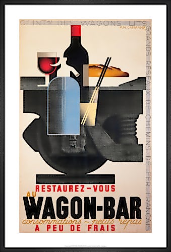 Wagon-Bar by A.M. Cassandre