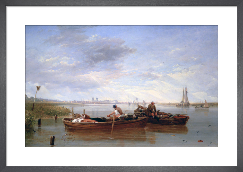 View of Greenwich Hospital and the River Thames Taken on the Isle of Dogs