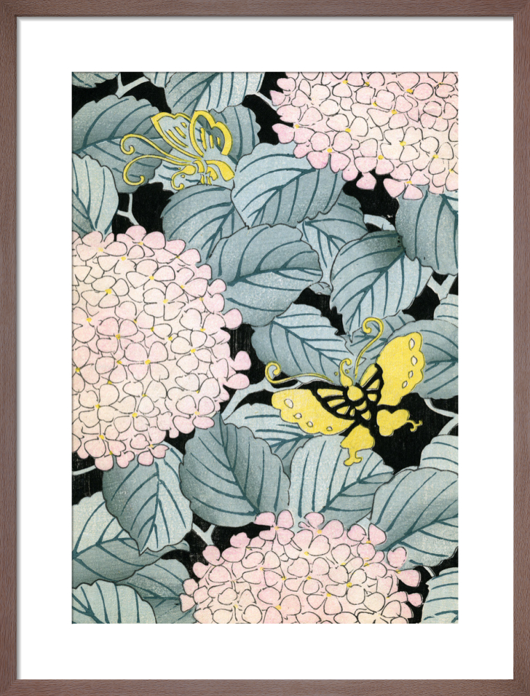 Hydrangeas and Butterflies, 1882