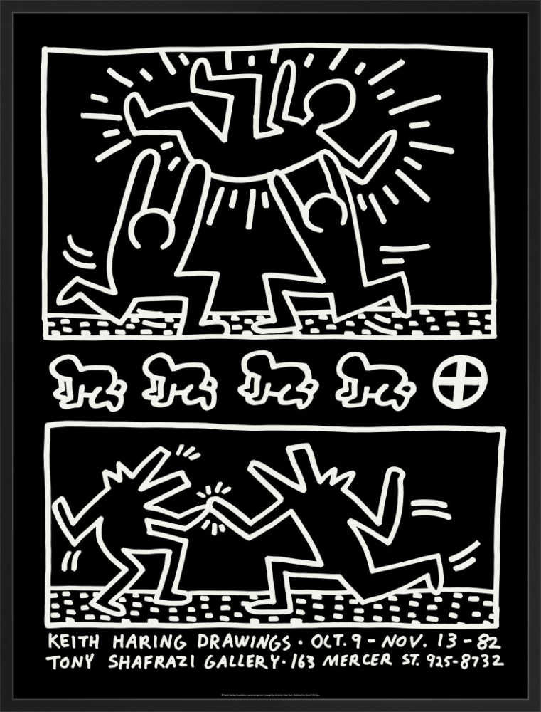 Keith Haring 83 Art Print by Keith Haring | King & McGaw