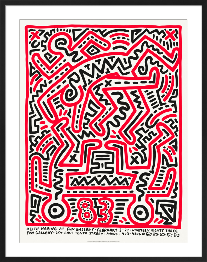 Keith Haring at Fun Gallery 1983