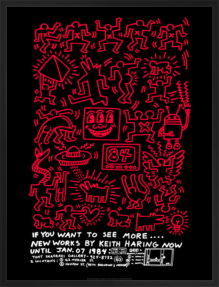 Homo Decorans Louisiana 1985 Art Print by Keith Haring | King & McGaw