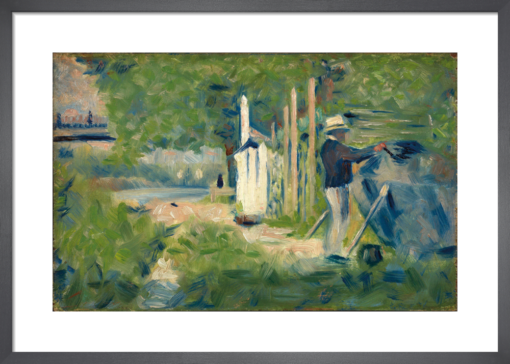 Man painting a boat, c.1883