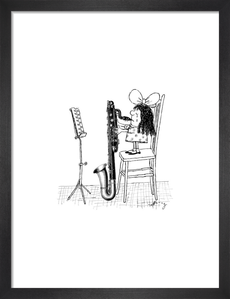 Little Girl with Bass Clarinet