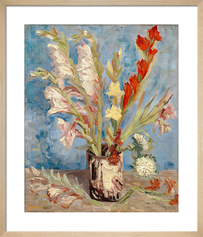 Vase with Gladioli and Chinese Asters, 1886