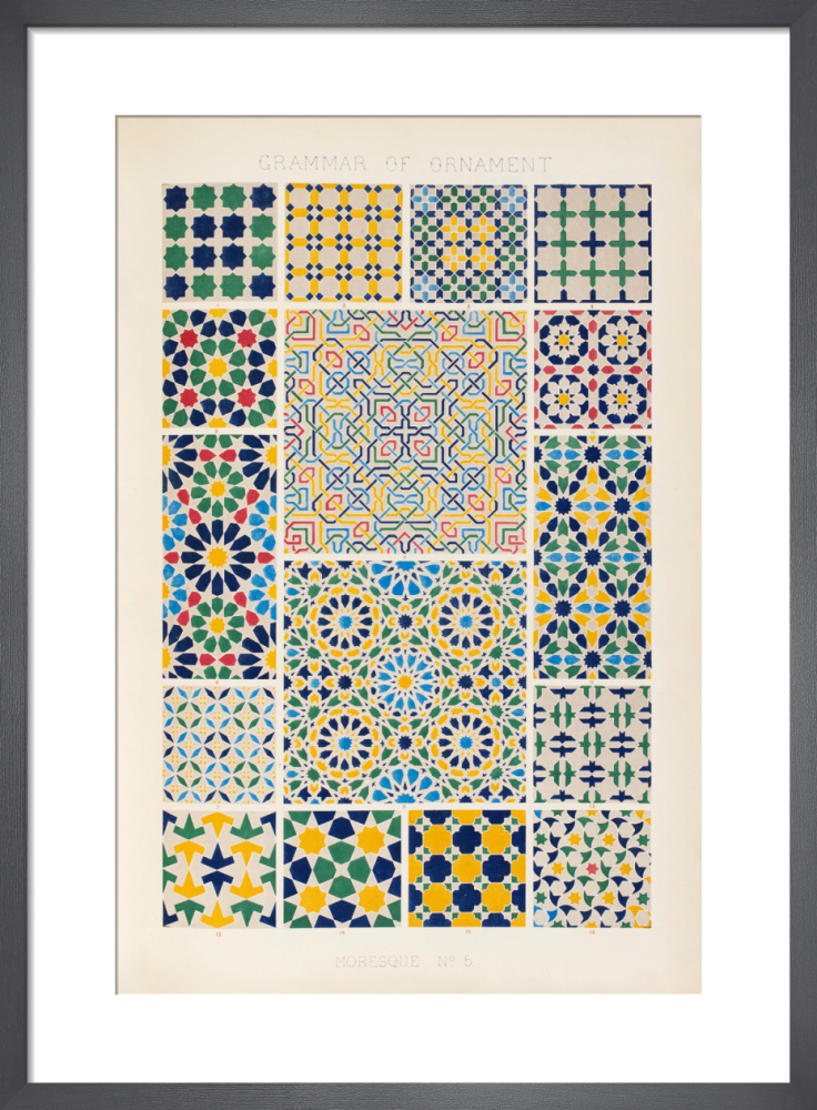Moresque N.5, The Grammar of Ornament, 1856