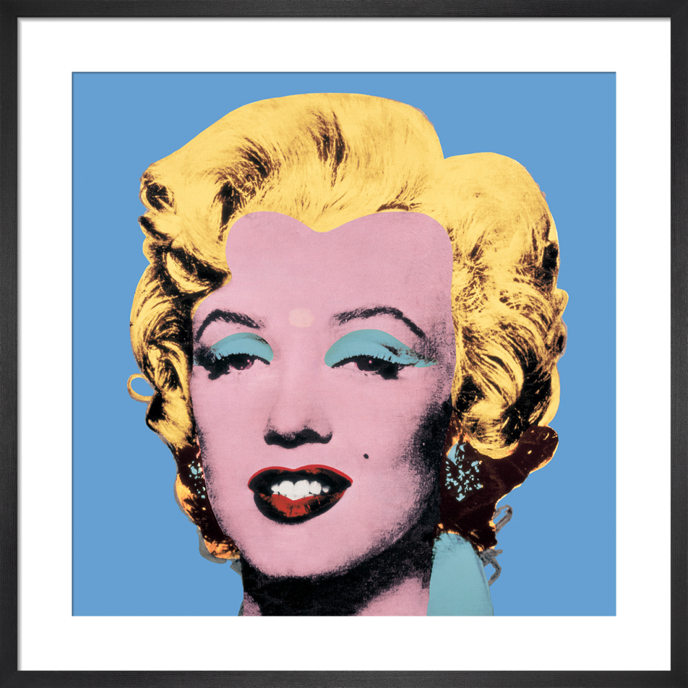Jackie, 1964 (on blue) Art Print by Andy Warhol | King & McGaw