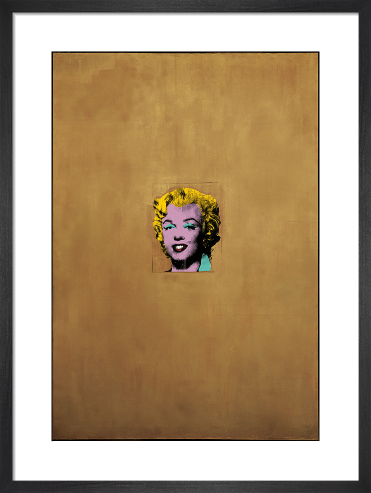Gold Marilyn Monroe/ウォーホル/ポスター Gold Marilyn Monroe Print Andy Warhol | Poster - Framed