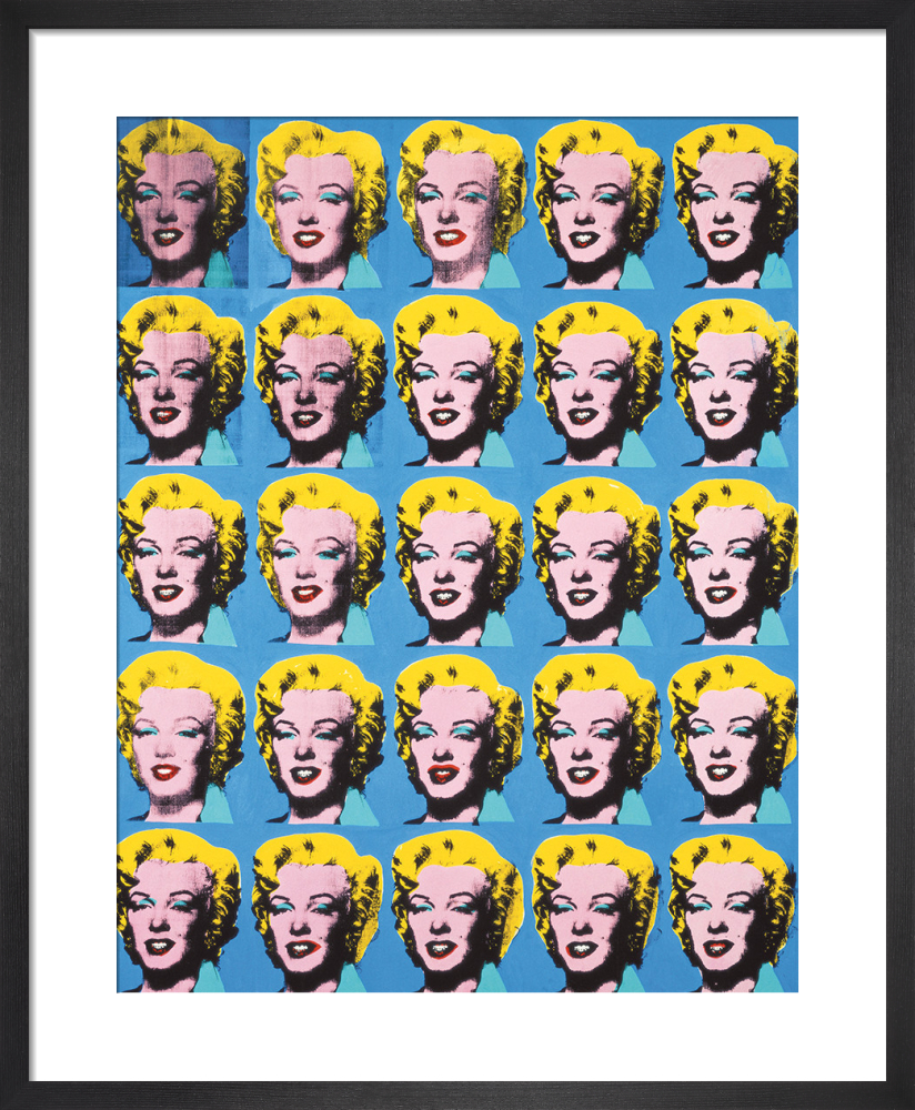 Twenty-Five Colored Marilyns, 1962 Art Print by Andy Warhol | King 