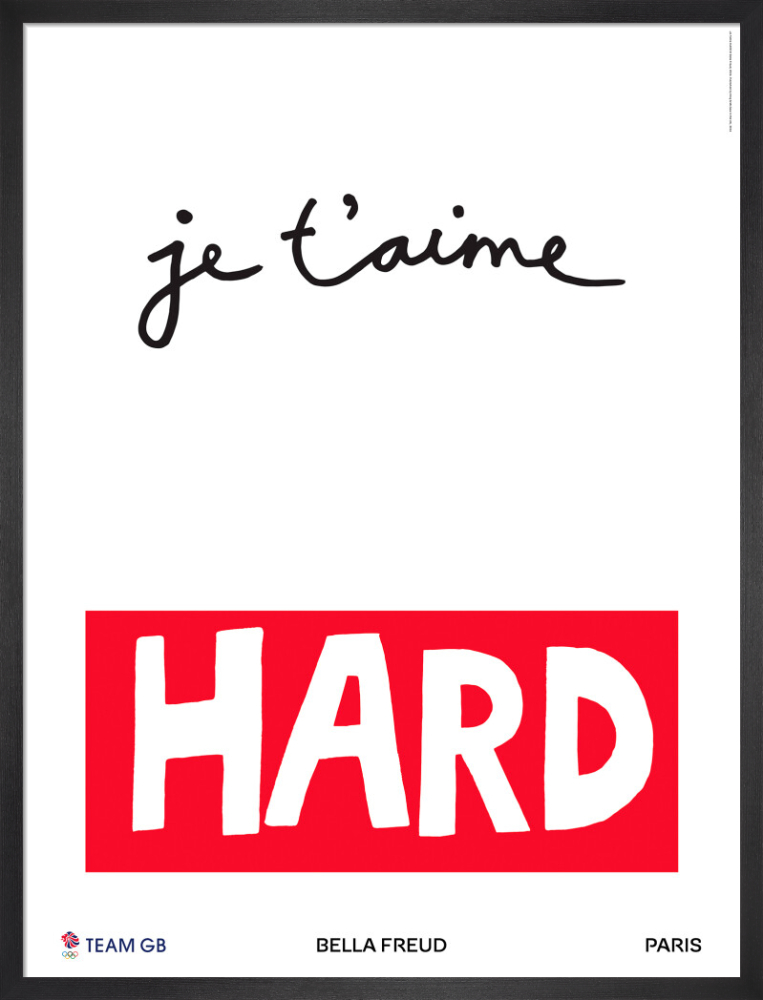 Je t'aime HARD – Team GB Poster