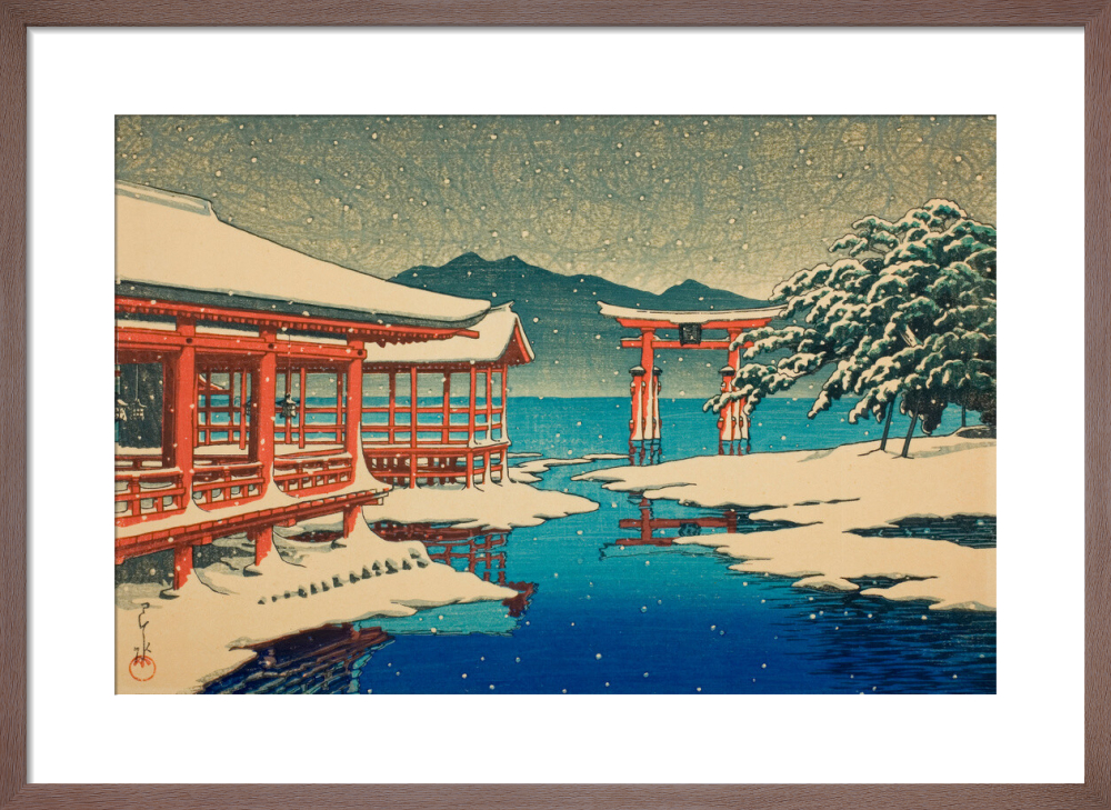 Miyajima Shrine in Snow