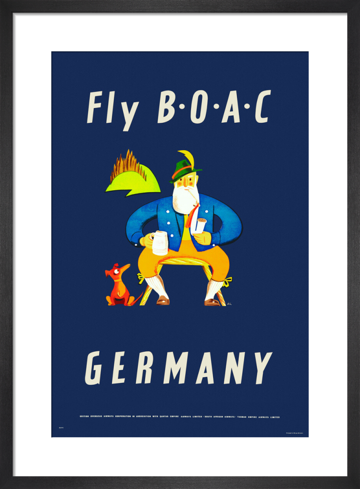Germany, Fly B.O.A.C., 1950s. [Oktober Fest]