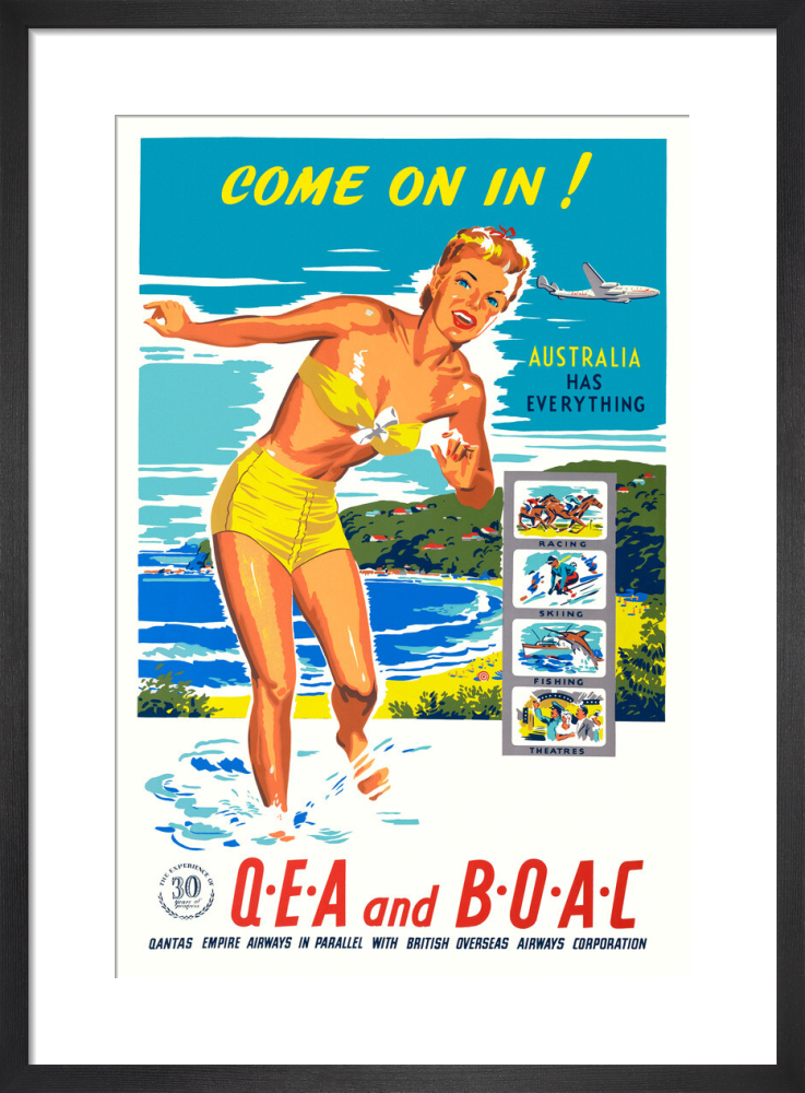 Australia has everything, Q.E.A. & B.O.A.C.,1960s. [Activities]