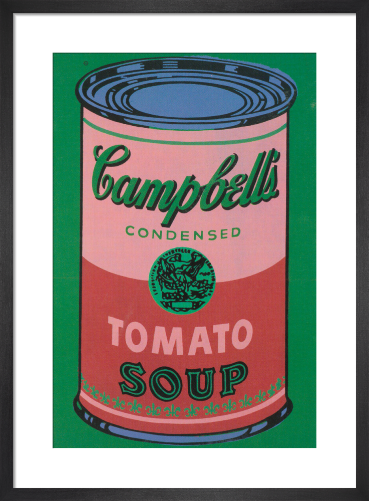 Colored Campbell&#39;s Soup Can, 1965 (red &amp; green)