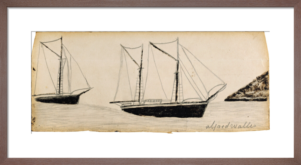 Two sailing ships