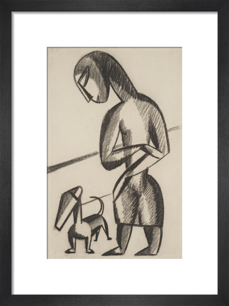 Woman and dog