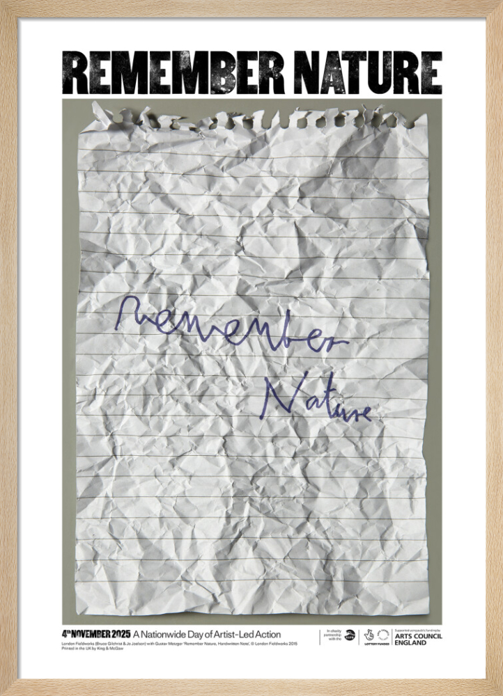 Remember Nature, Handwritten Note