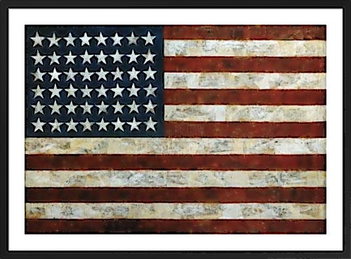 Flag 1954 by Jasper Johns
