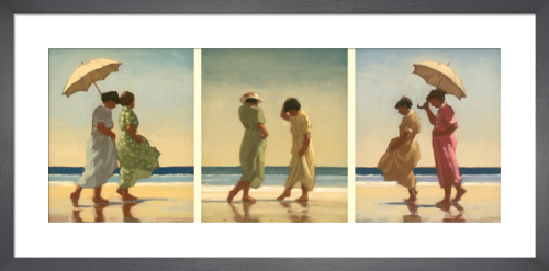 Summer Days Triptych by Jack Vettriano