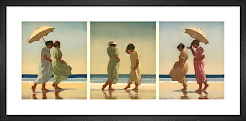 Summer Days Triptych by Jack Vettriano