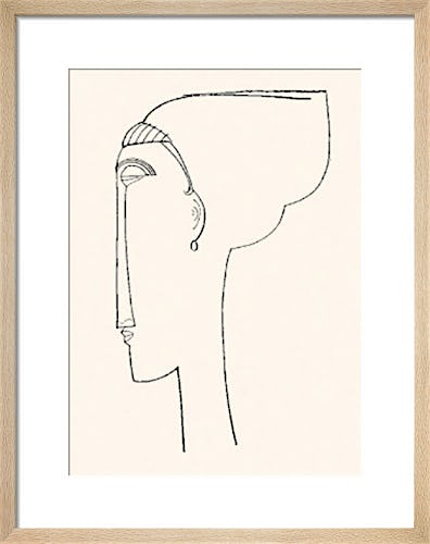 Profile Of A Head by Amedeo Modigliani