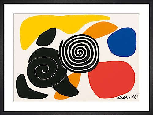Spirals and Petals 1969 by Alexander Calder