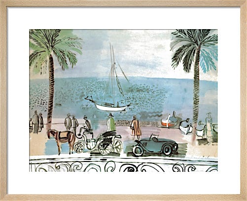 Promenade a Nice, 1926 by Raoul Dufy