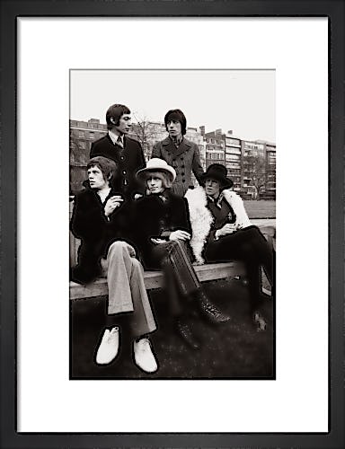 Rolling Stones, Mick, Brian, Bill, Keith, Charlie by Mirrorpix