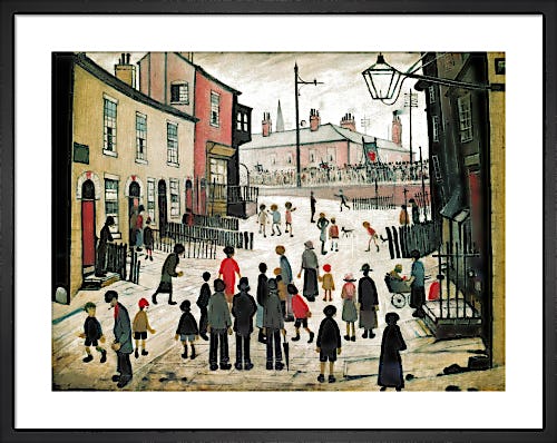 A Procession by L.S. Lowry