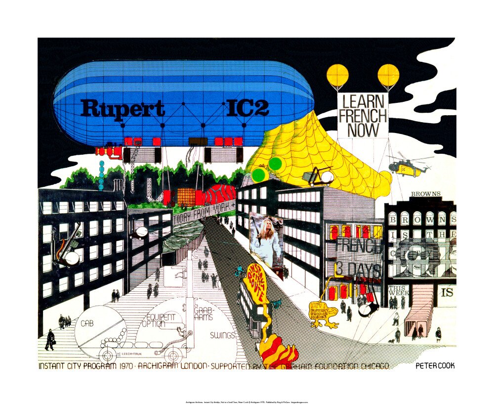 Instant City Airships Visit to a Small Town